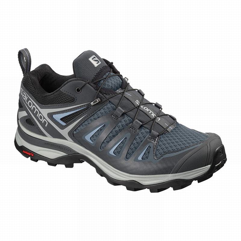 Salomon X ULTRA 3 Zapatillas Trekking Mujer - Azules Oscuro / Negras - Colombia (82937-SLAM)